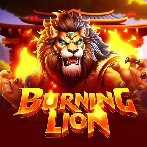 Burning Lion slot on phone